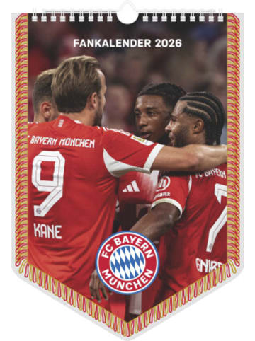TeNeues Calendars & Stationery Kalender - N Neumann - FC Bayern München 2026 - Mini-Bannerkalender 21x30