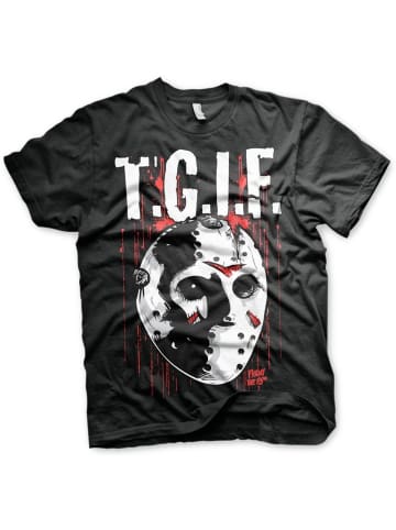 Friday The 13th T-Shirt "TGIF Big Tall T-Shirt" in Schwarz