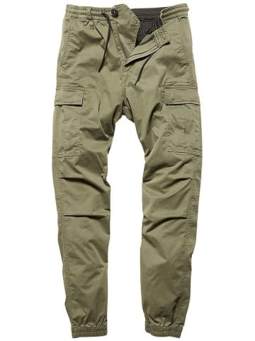 Vintage Industries Cargohose in Grün