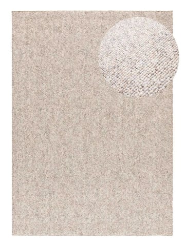 Atticgo Waschbarer Kurzflor-Teppich PETRA in creme