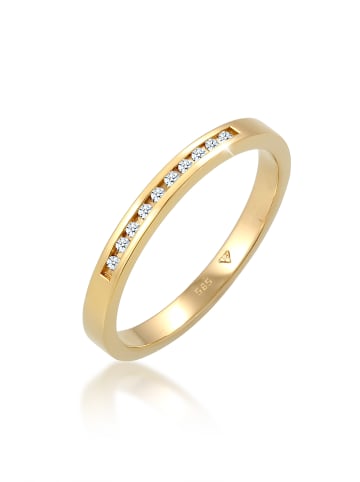 Elli DIAMONDS  Ring 585 Gelbgold Verlobungsring in Gold