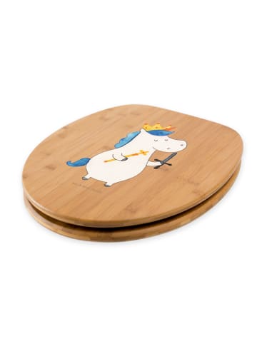Mr. & Mrs. Panda Toilettendeckel Einhorn König mit Schwert ohne ... in Braun