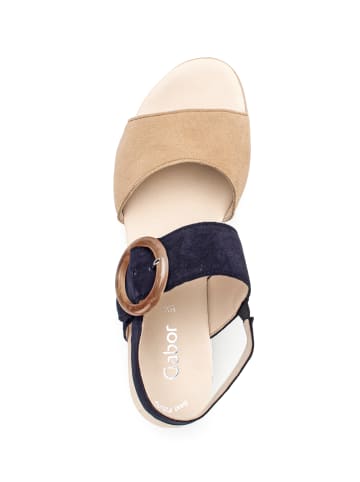 Gabor Fashion Keilsandalette in blau