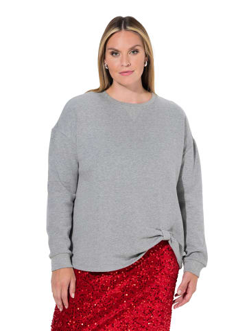 MIAMODA Sweatshirt in grau melange
