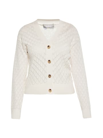 Usha Damen Cardigan in WOLLWEISS