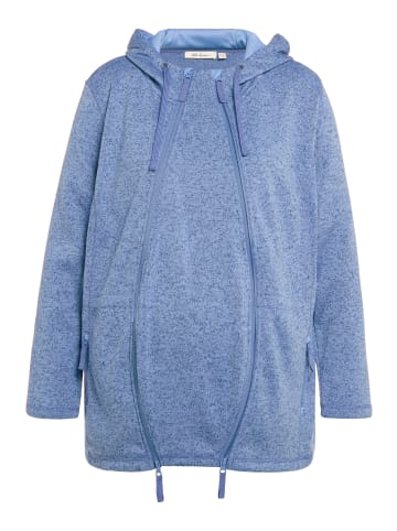 Ulla Popken Sweatjacke in hyazinthenblau