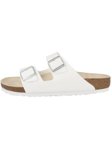 Birkenstock Sandale Arizona Birko-Flor schmal in weiss