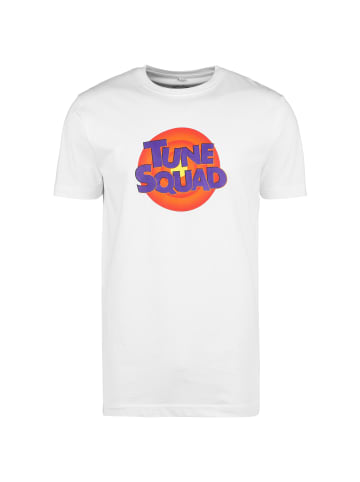 Mister Tee T-Shirt Space Jam Tune Squad Logo in weiß / orange