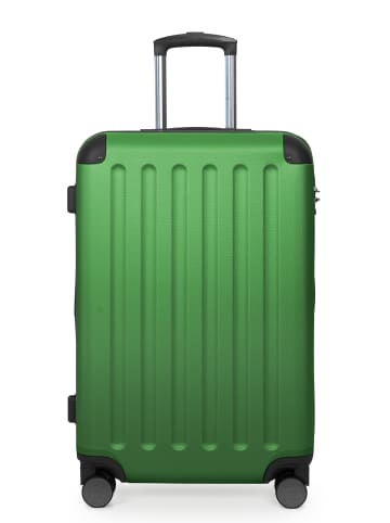 Hauptstadtkoffer Spree - Mittelgroßer Koffer Hartschale Trolley 65 cm, TSA, 74 L in Grün