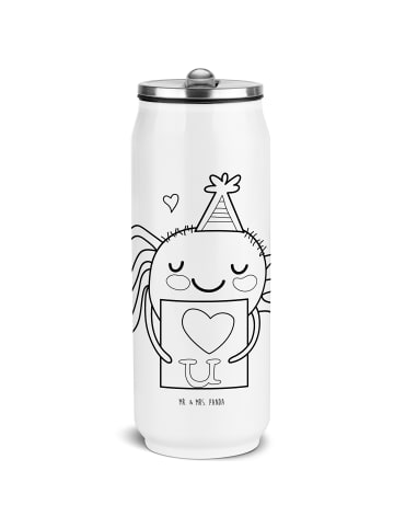 Mr. & Mrs. Panda Trinkflasche Spinne Agathe Brief ohne Spruch in Weiß