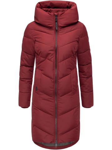 ragwear Steppmantel Natalin YOUMODO in Wine Red