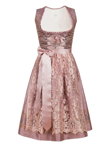 Edelnice Midi Dirndl 2-teilig Madeleine in rose