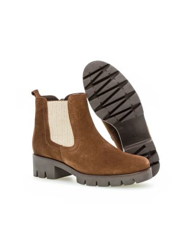 Gabor Fashion Chelsea Boot in Braun