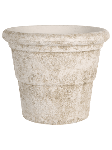 Beliani Outdoor Blumentopf AEGEA in Beige - (W) 41 x (H) 35 x (L) 41 cm