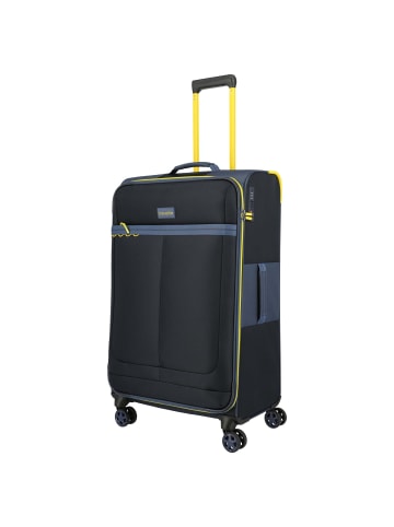 travelite Color Craze - 4-Rollen-Trolley L 77 cm (dunkelblau) in dunkelblau