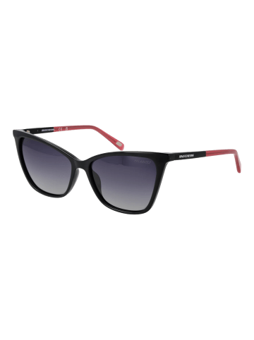 Skechers Frauen Sonnenbrille Katzenauge Schwarz