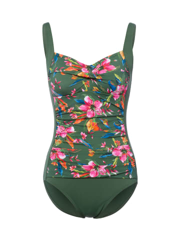 LASCANA Badeanzug in oliv pink - 0001