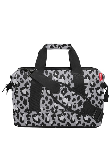 Reisenthel travelling allrounder M - Reisetasche 40 cm (twist maroon) in leo nero