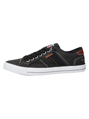 Dockers by Gerli Sneaker Washed Canvas in Schwarz