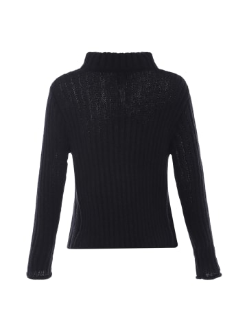 aleva Damen Pullover Mit Cut Out in SCHWARZ