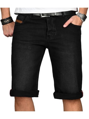 Alessandro Salvarini Jeansshorts Salvarini-Shorts-Multi3 in Schwarz