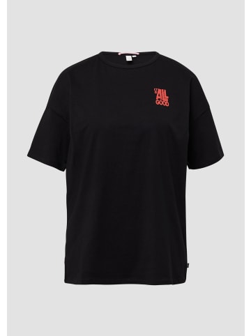 QS T-Shirt in 99D0_schwarz