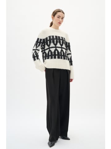 InWear Langarm TEIIW Boyfriend fit in LIGHT LUREX FAIRISLE
