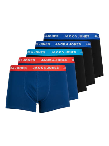 Jack & Jones Boxershorts 5er-Pack Basic Set Trunks Unterhosen JACLEE in Dunkelblau