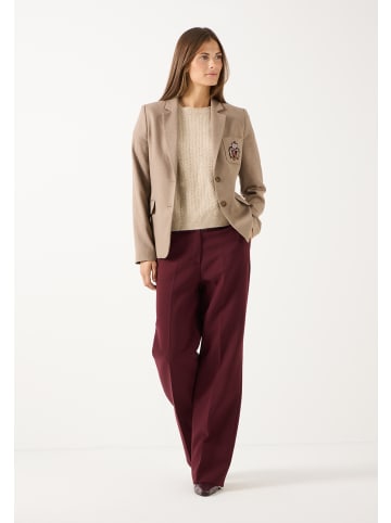 More & More stilvoller, legerer Zopfpullover in pale stone