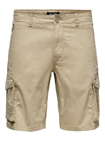 ONLY & SONS Cargo Shorts in Chinchilla