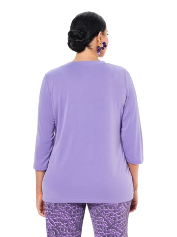 Ulla Popken Shirt in lavendel