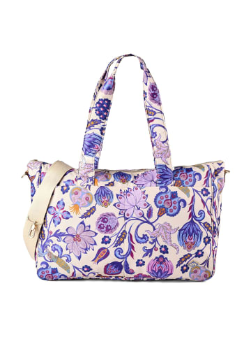 Oilily Sapphire Chintz Shopper Tasche 46 cm in shifting sand