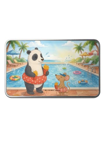 Mr. & Mrs. Panda Dose Panda Schwimmbad Pommes Design ohne Spruch in Weiß