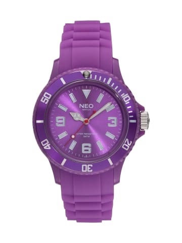 NEO Watch NEO Watch Armbanduhr aus Kunststoff in Violett