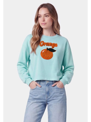 myMo Women Sweatshirt in Aqua