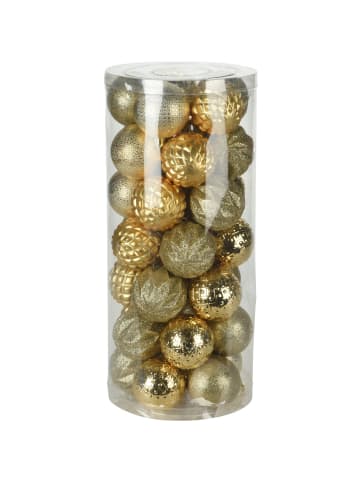 Home&Styling Collection Weihnachtskugeln, 35 Stk. in Gold, (B) 16 x (H) 36 x (L) 16 cm