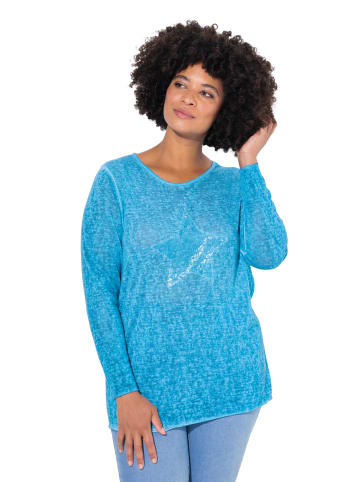 Angel of Style Langarmshirt in helltürkis