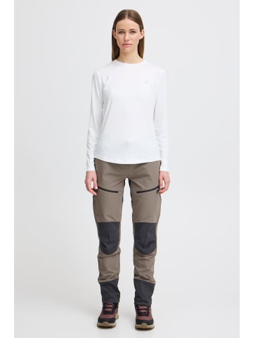 North Bend Longsleeve NBTergola W L/S Tee in Weiß