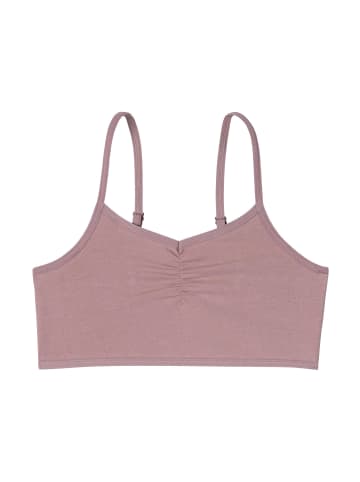 Buffalo Bustier in mauve, grau-meliert