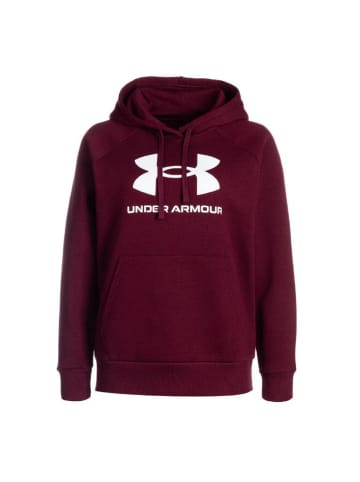 Under Armour Hoodie UA RIVAL FLEECE BIG LOGO HDY in Rot