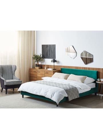 Beliani Doppelbett FITOU in Grün - (W) 170 x (H) 87 x (L) 214 cm