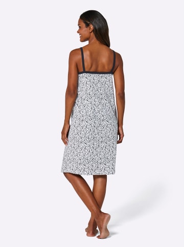 WITT WEIDEN Nachthemden in weiß-bedruckt + schwarz-bedruckt