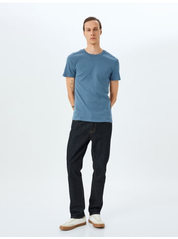 KOTON TSHIRT SS BSC in Blau