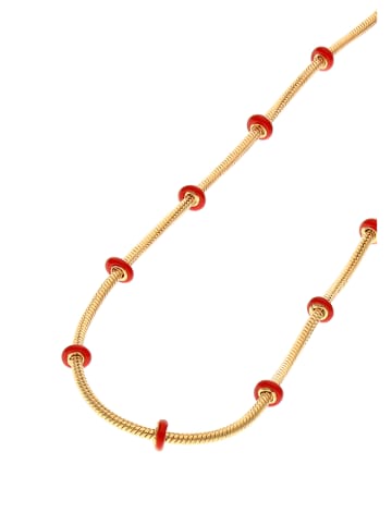 gaya Women Bracelet in Rose Gold Red
