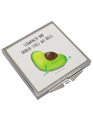 Mr. & Mrs. Panda Reisespiegel Avocado Schwangerschaft mit Spruch in Weiß