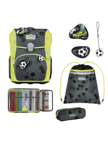 Scout Scout Neo Schulranzen-Set 4 teilig Superflash Extreme Soccer Star