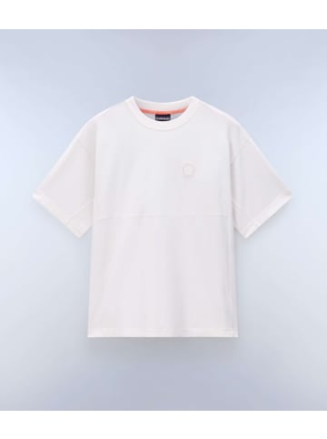 Napapijri T-Shirt "S-Anghiari Ss" in Weiß