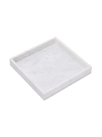 Butlers Marmor-Tablett L 30 x B 30cm MARBLE in Weiß