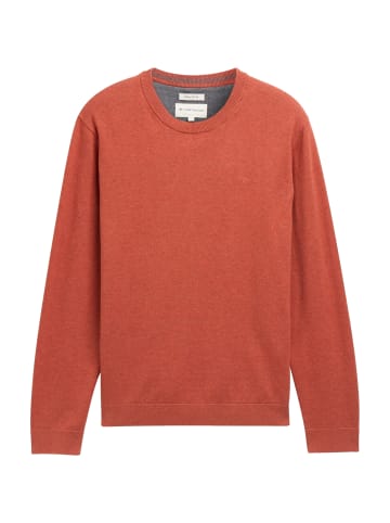 Tom Tailor Pullover in rot-meliert