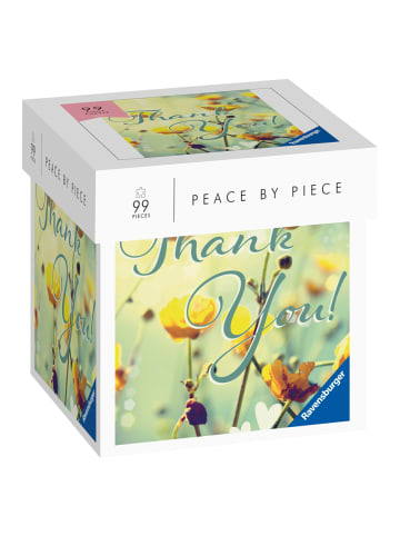 Ravensburger Ravensburger Puzzle - Thank you - Peace by Piece 99 Teile